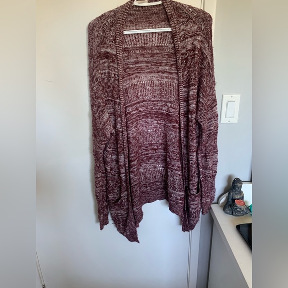 Sz M BUNDLE. Sweaters, cardigan. Hunter green, and maroon colours. - Picture 5 of 10